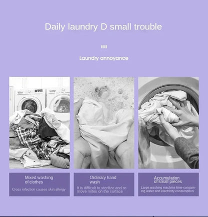 Portable Foldable Washing Machine Mini Laundry Washer with Spin Dryer